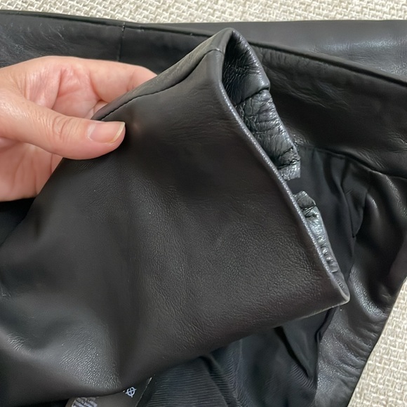 All Saints Bales Biker Jacket size 0 Black - Picture 15 of 15